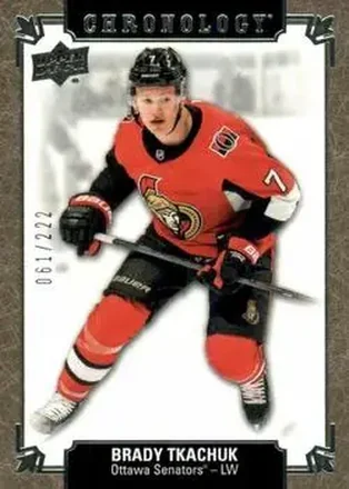 2019-20 Upper Deck Chronology #180 - Brady Tkachuk - Ottawa Senators