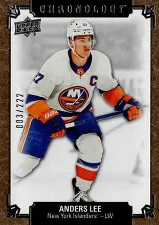 2019-20 Upper Deck Chronology #186 - Anders Lee - New York Islanders