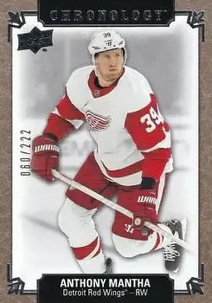 2019-20 Upper Deck Chronology #191 - Anthony Mantha - Detroit Red Wings