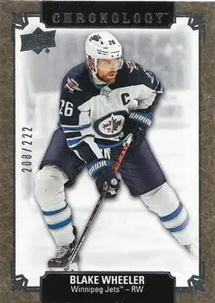 2019-20 Upper Deck Chronology #193 - Blake Wheeler - Winnipeg Jets