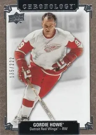 2019-20 Upper Deck Chronology #200 - Gordie Howe - Detroit Red Wings