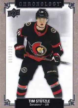 2019-20 Upper Deck Chronology #202 - Tim Stutzle - Ottawa Senators