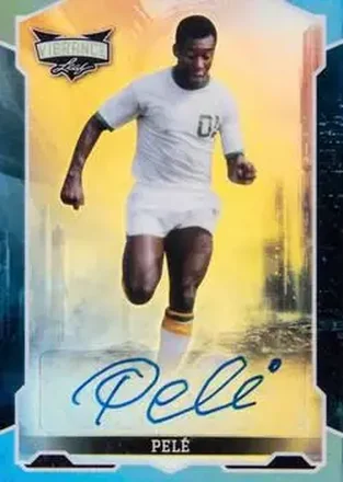 2022 Leaf Vibrance - Platinum Blue Rainbow #BA-P1 - Pele - Brazil
