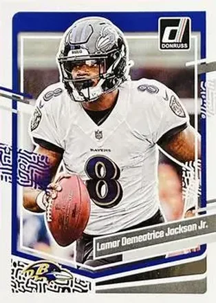 2023 Donruss #18b - Lamar Jackson - Baltimore Ravens
