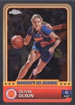 2024 Topps Chrome McDonald's All American #8 Olivia Olson