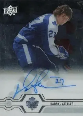 2019-20 Upper Deck Clear Cut #CC-DS - Darryl Sittler - Toronto Maple Leafs