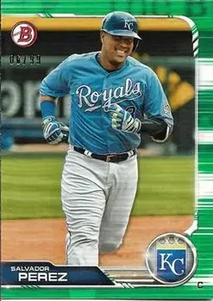 2019 Bowman - Green #23 - Salvador Perez - Kansas City Royals