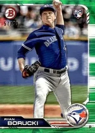 2019 Bowman - Green #44 - Ryan Borucki - Toronto Blue Jays