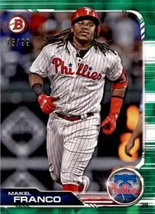 2019 Bowman - Green #47 - Maikel Franco - Philadelphia Phillies