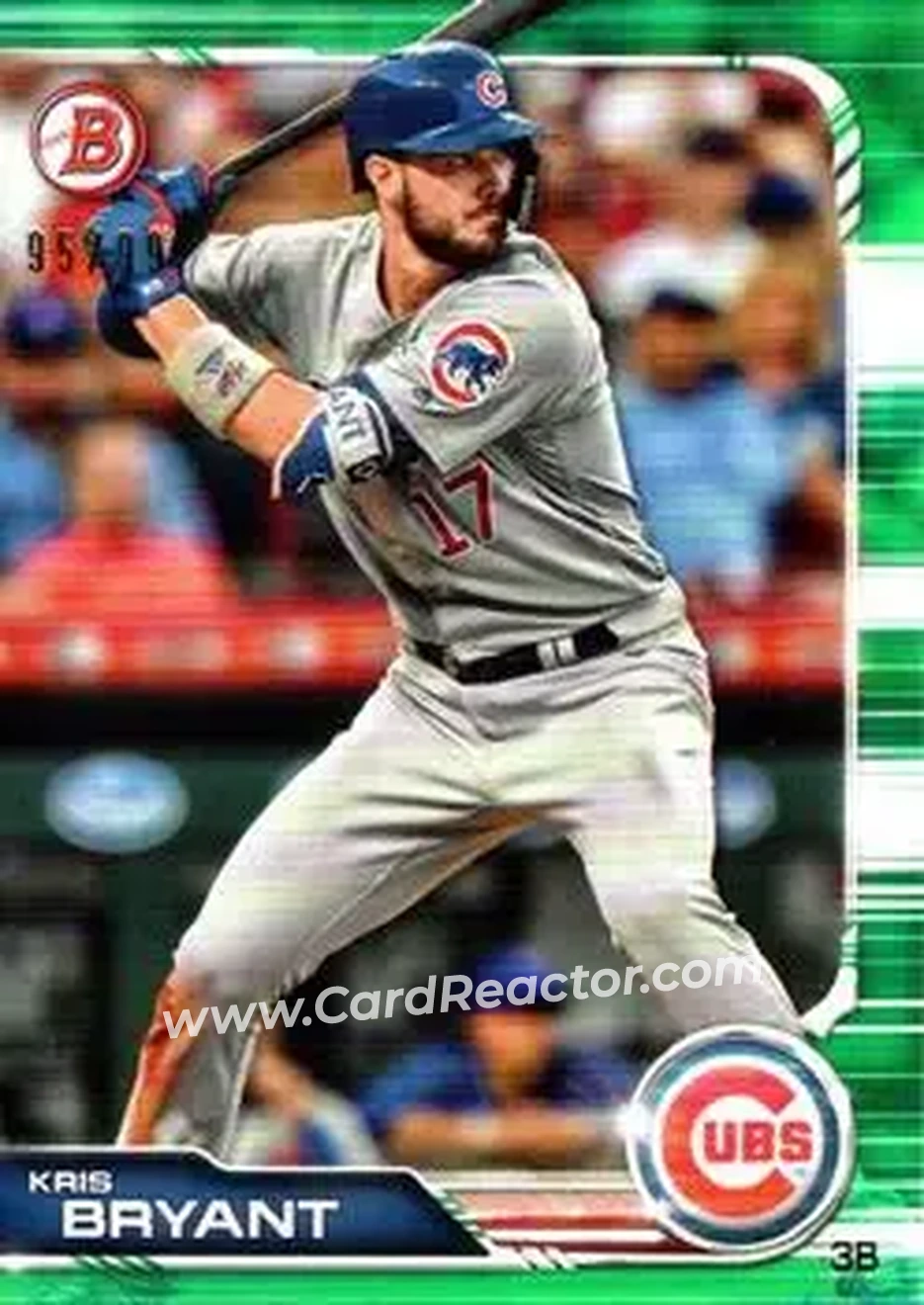 2019 Bowman - Green #51 - Kris Bryant - Chicago Cubs - Front
