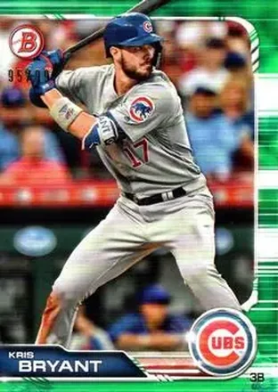 2019 Bowman - Green #51 - Kris Bryant - Chicago Cubs