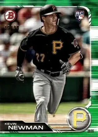 2019 Bowman - Green #54 - Kevin Newman - Pittsburgh Pirates