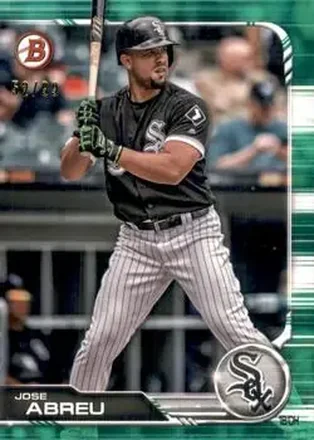 2019 Bowman - Green #55 - Jose Abreu - Chicago White Sox