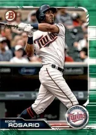2019 Bowman - Green #63 - Eddie Rosario - Minnesota Twins