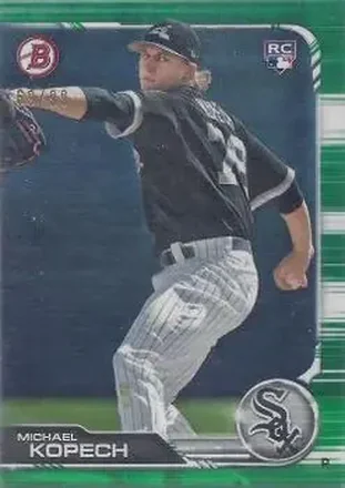 2019 Bowman - Green #75 - Michael Kopech - Chicago White Sox