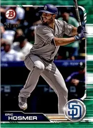 2019 Bowman - Green #86 - Eric Hosmer - San Diego Padres