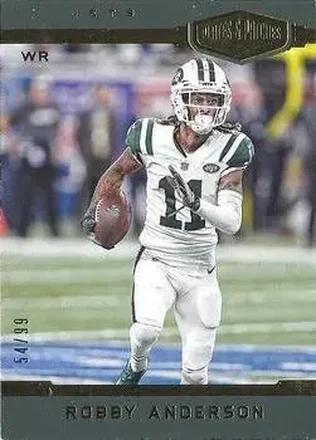 2018 Panini Plates & Patches #148 - Robby Anderson - New York Jets