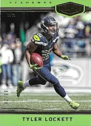 2018 Panini Plates & Patches #181 - Tyler Lockett - Seattle Seahawks