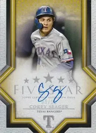 2023 Topps Five Star - Gold #FSA-SEA - Corey Seager - Texas Rangers