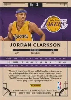 Back of Jordan Clarkson