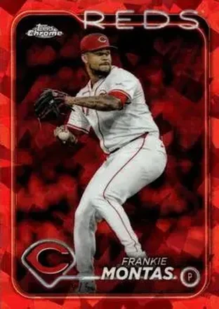 2024 Topps Chrome Update Sapphire Edition - Red Sapphire #USCS146 - Francellis Montas - Cincinnati Reds