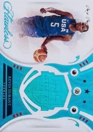 2020-21 Panini Flawless - Platinum #191 - Kevin Durant - USA