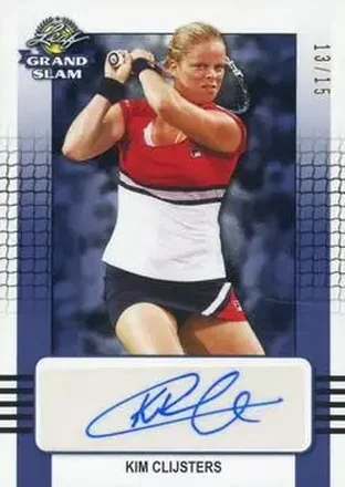2018 Leaf Grand Slam - Blue #BA-KC1 - Kim Clijsters