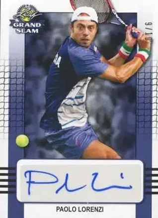 2018 Leaf Grand Slam - Blue #BA-PL1 - Paolo Lorenzi