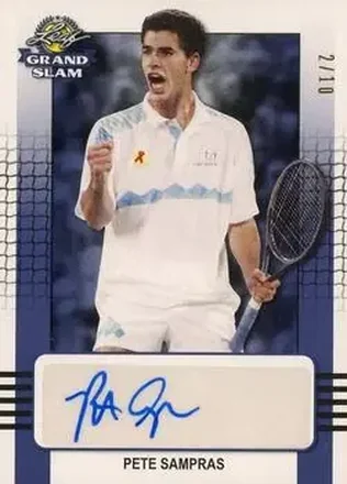 2018 Leaf Grand Slam - Blue #BA-PS1 - Pete Sampras