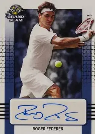 2018 Leaf Grand Slam - Blue #BA-RF1 - Roger Federer