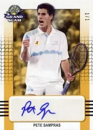 2018 Leaf Grand Slam - Gold #BA-PS1 - Pete Sampras