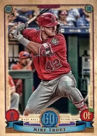 2019 Topps Gypsy Queen #1b - Mike Trout - Los Angeles Angels