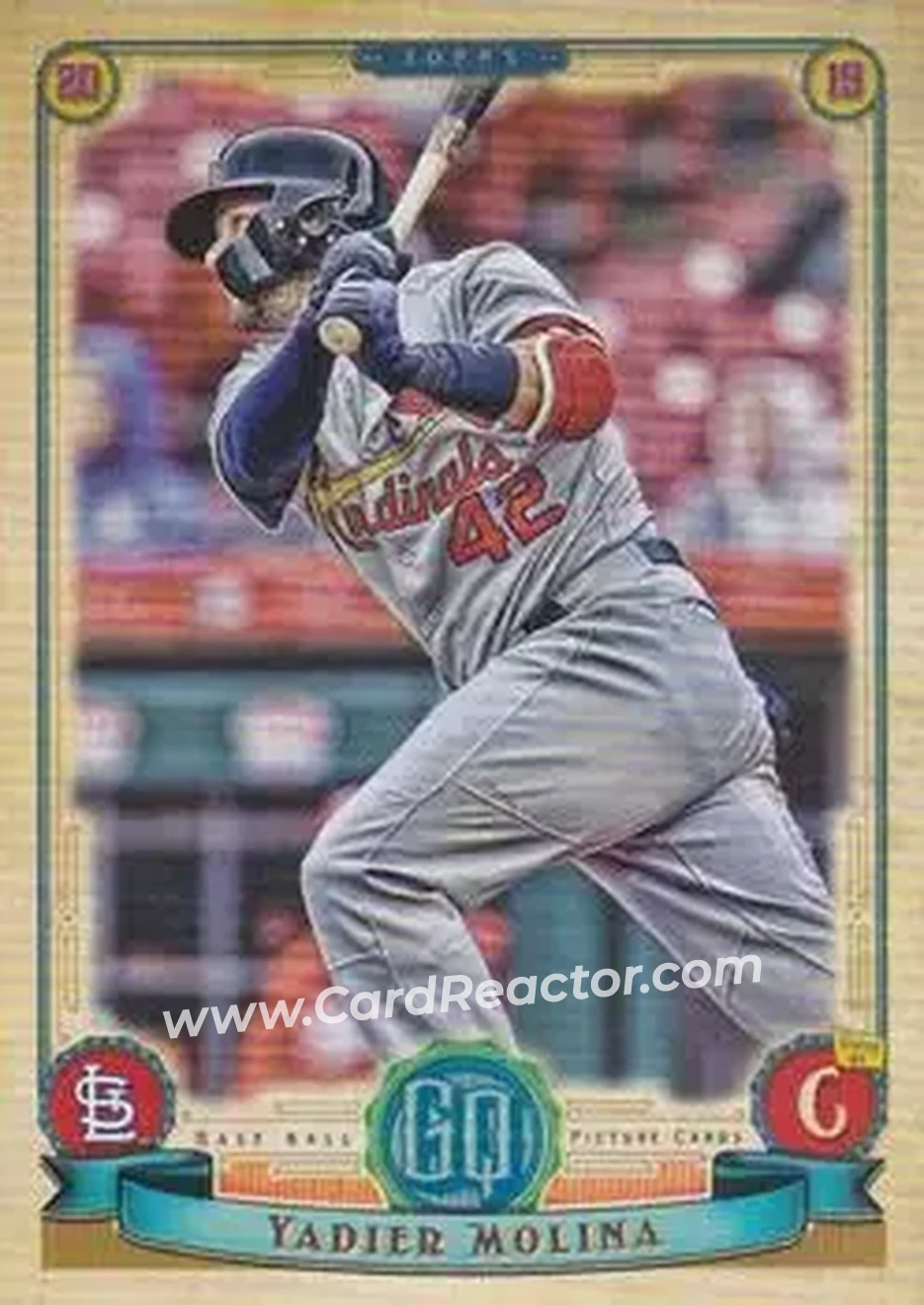 2019 Topps Gypsy Queen #6b - Yadier Molina - St. Louis Cardinals - Front