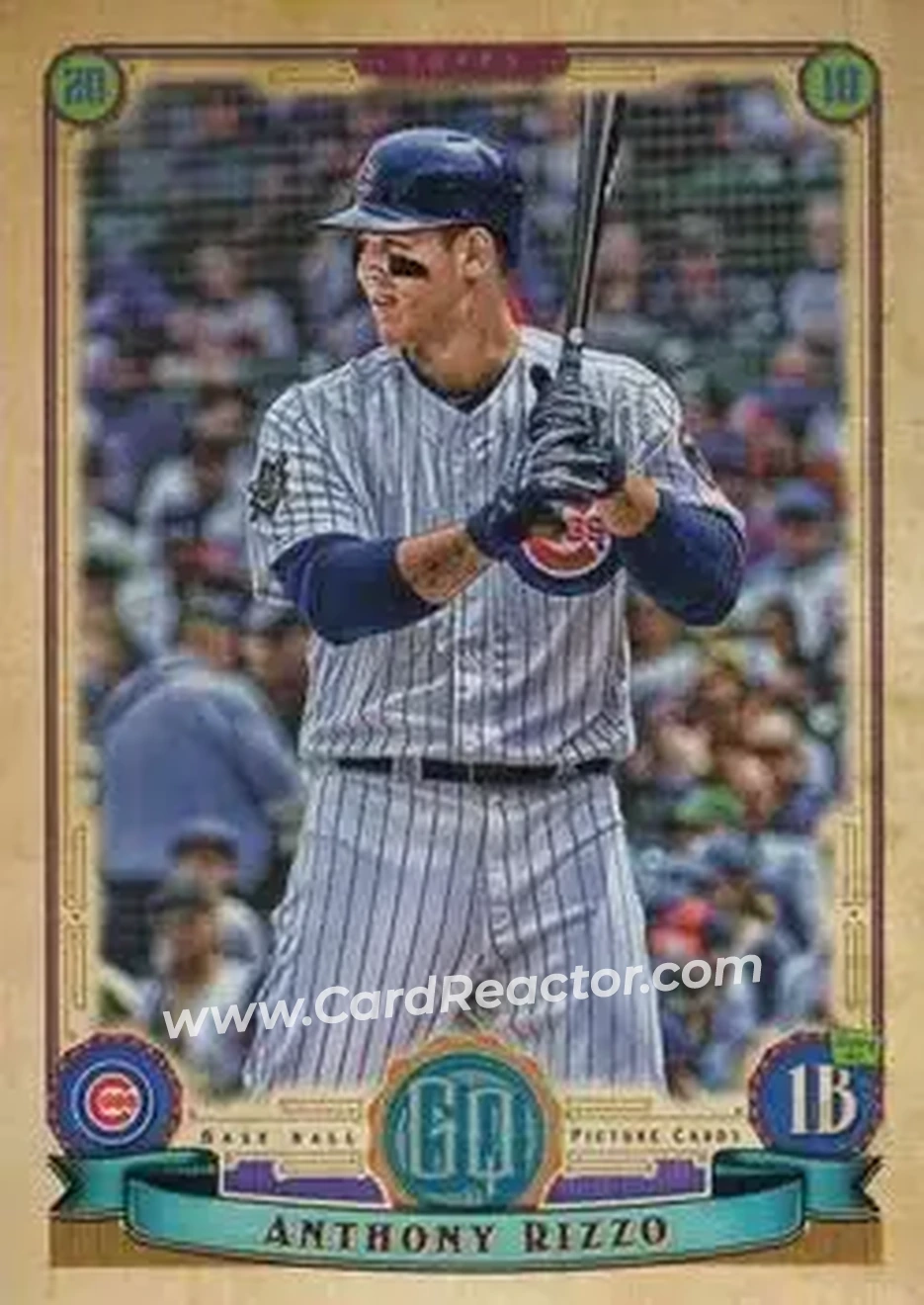 2019 Topps Gypsy Queen #32b - Anthony Rizzo - Chicago Cubs - Front