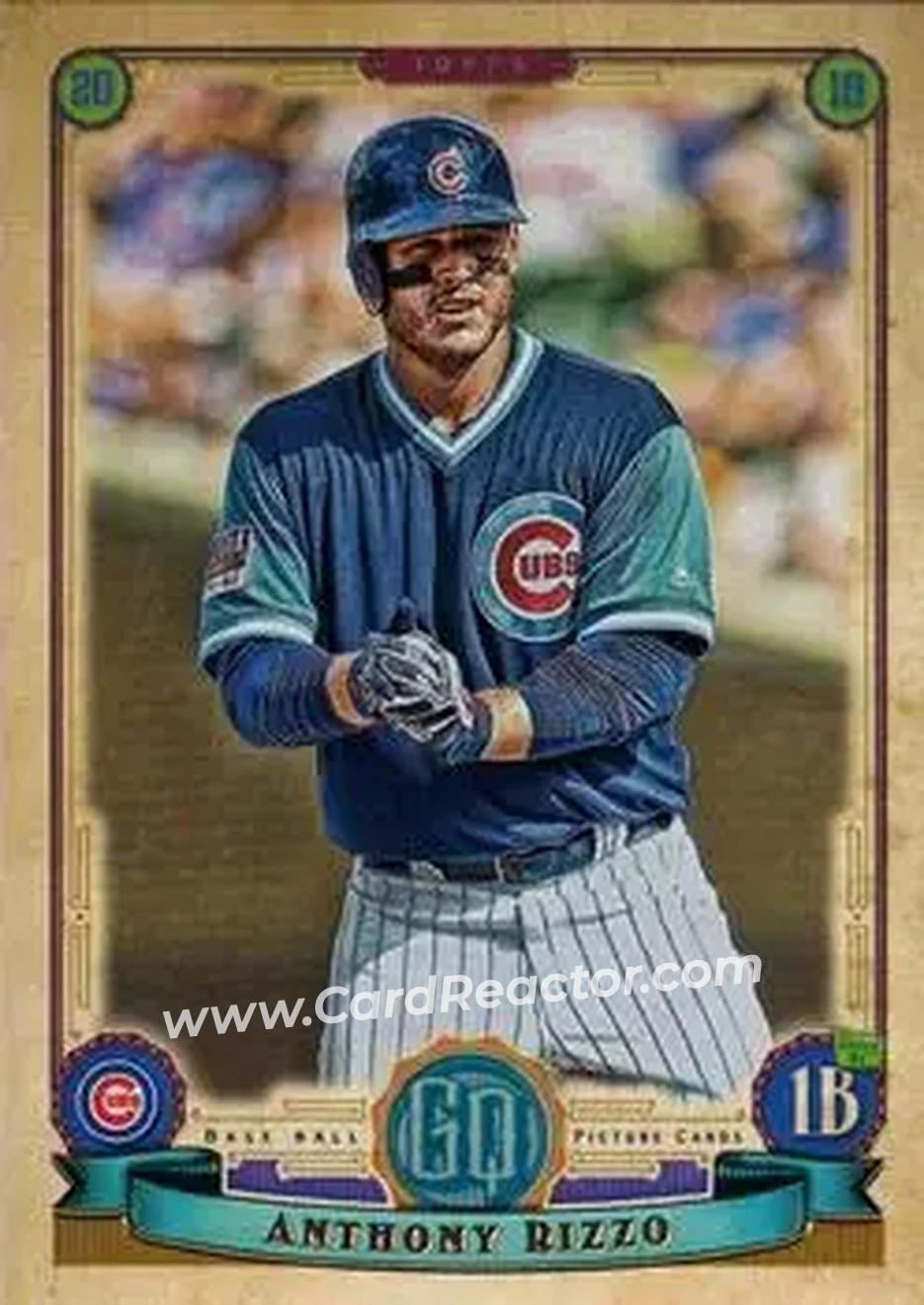 2019 Topps Gypsy Queen #32c - Anthony Rizzo - Chicago Cubs - Front 2019 Topps Gypsy Queen #32c - Anthony Rizzo - Chicago Cubs - Front