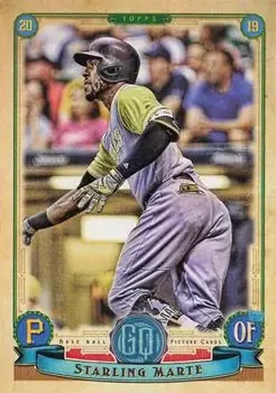 2019 Topps Gypsy Queen #35b - Starling Marte - Pittsburgh Pirates