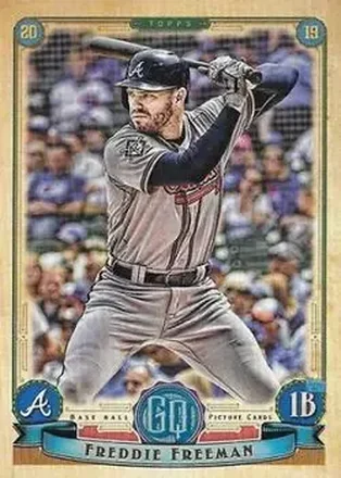 2019 Topps Gypsy Queen #53b - Freddie Freeman - Atlanta Braves