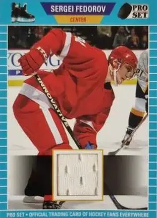 2021-22 Pro Set - Memorabilia Blue #PSM-71 - Sergei Fedorov - Detroit Red Wings