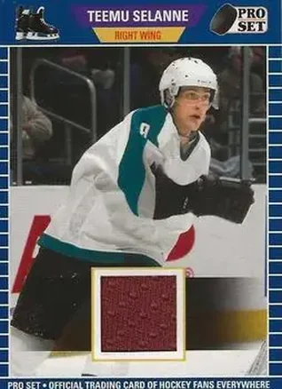 2021-22 Pro Set - Memorabilia Blue #PSM-74 - Teemu Selanne - San Jose Sharks