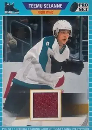 2021-22 Pro Set - Memorabilia Light Blue #PSM-74 - Teemu Selanne - San Jose Sharks