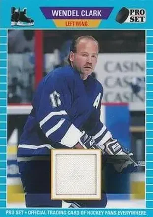 2021-22 Pro Set - Memorabilia Light Blue #PSM-75 - Wendel Clark - Toronto Maple Leafs