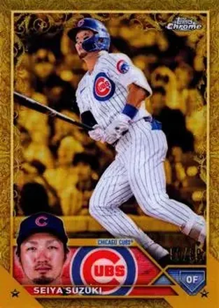 2023 Topps Gilded Collection #70 - Seiya Suzuki - Chicago Cubs