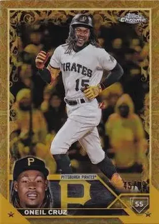 2023 Topps Gilded Collection #77 - Oneil Cruz - Pittsburgh Pirates