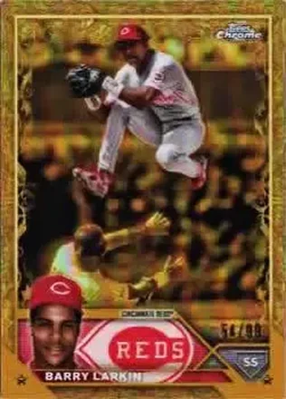 2023 Topps Gilded Collection #84 - Barry Larkin - Cincinnati Reds