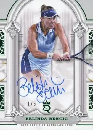 2024 Topps Royalty Collection - Imperial Ink Green #II-BBE - Belinda Bencic