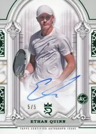 2024 Topps Royalty Collection - Imperial Ink Green #II-EQN - Ethan Quinn