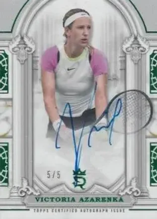 2024 Topps Royalty Collection - Imperial Ink Green #II-VAA - Victoria Azarenka