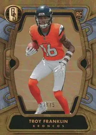 2024 Panini Gold Standard - Platinum #154 - Troy Franklin - Denver Broncos