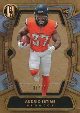 2024 Panini Gold Standard - Platinum #170 - Audric Estime - Denver Broncos