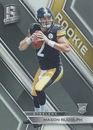 2018 Panini Spectra #142 - Mason Rudolph - Pittsburgh Steelers